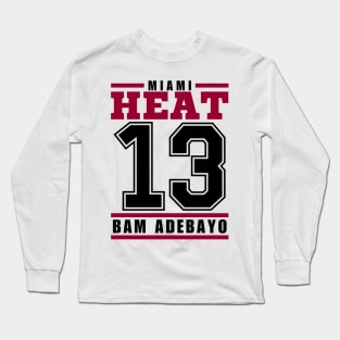 Miami Heat Adebayo 13 Basketball Player Long Sleeve T-Shirt